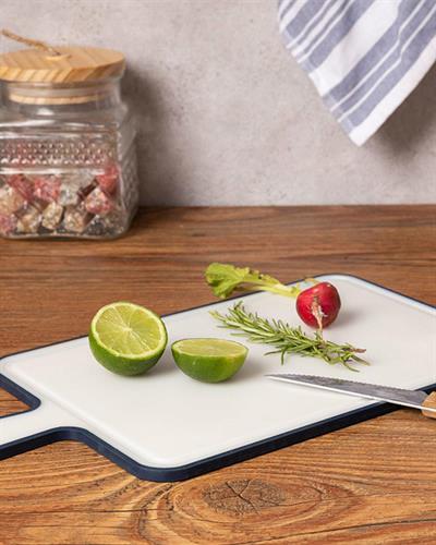 Basic Plastic With Handle Cutting Board 40 cm Dark Blue