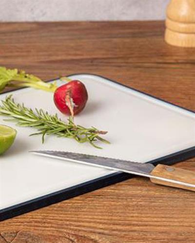 Basic Plastic With Handle Cutting Board 40 cm Dark Blue