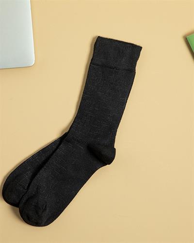 Basıc Cotton Cotton Mens Long Length Sock 40-44 Black