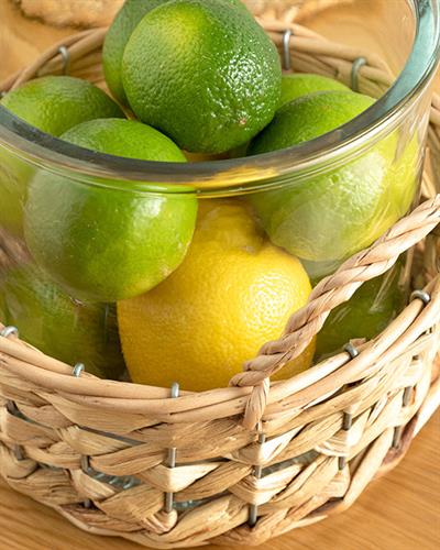 Basket Ваза Стъкло, Прозрачен, 18 X 18 X 16,5 Cm