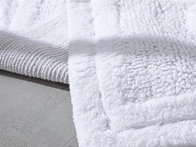 Bath Постелка За Баня Памучен, Бяло, 60 X 90 Cm