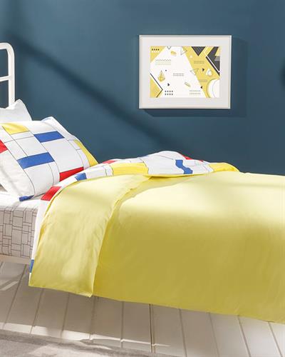 Bauhaus Детско Спално Бельо Памучен, Червено, 160 X 220 Cm