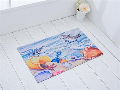 Beach Treasures ИЗСТРИВАЛКА Отпечатано 45x75 cm Blue.