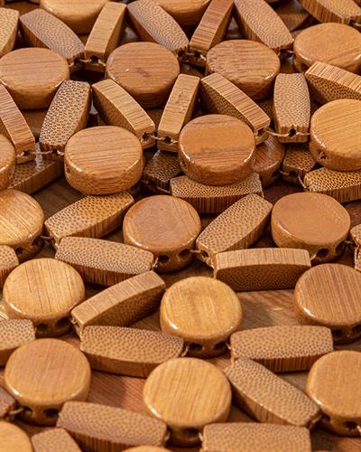 Beaded Американзки Сервиз Бамбук, Кафяво, 38 Cm