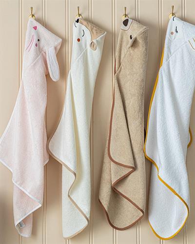 Bear Бебешка Хавлия Памучен, Кафяво, 75X75 Cm