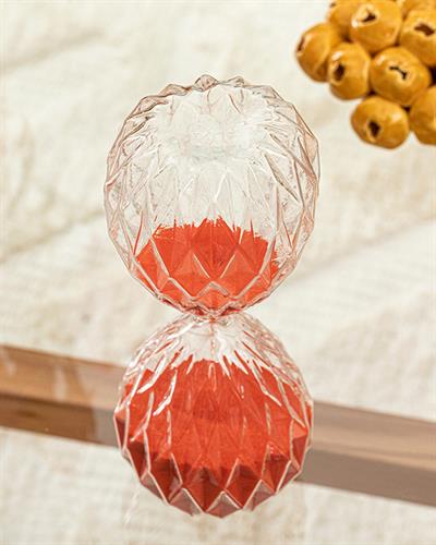 Becca Пясъчен Часовник 30 Мин., Оранжево,, 8 X 8 X 20 Cm