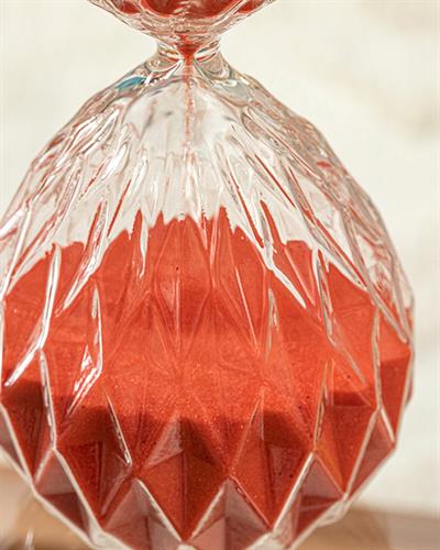 Becca Пясъчен Часовник 30 Мин., Оранжево,, 8 X 8 X 20 Cm