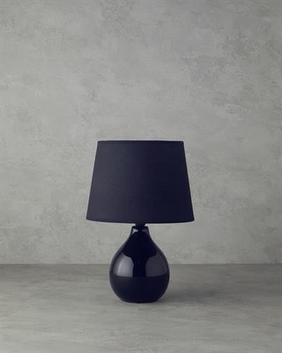 Becca Абажур Керамика 33 см Черен