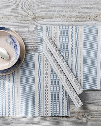 Belang Американзки Сервиз 4 Бр., Pvc, Синьо, 30 X 45 Cm