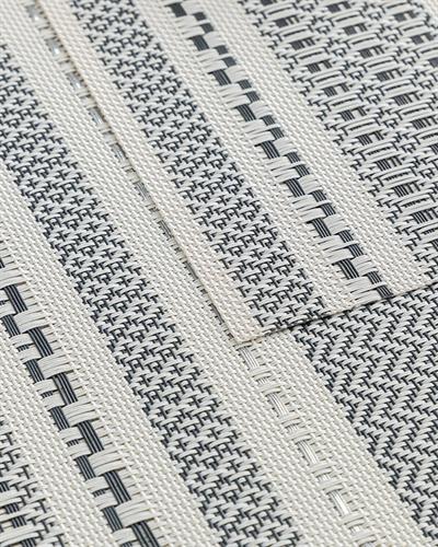 Belang Американзки Сервиз 4 Бр., Pvc, Сиво, 30 X 45 Cm