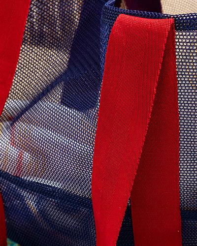 Bella Плажна Чанта Дамски, Полиестер, Тъмно Синьо, 47X40Cm