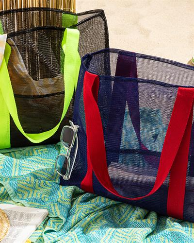 Bella Плажна Чанта Дамски, Полиестер, Черно, 47X40Cm