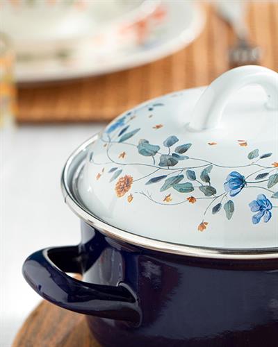 Belleza Тенджера Емайлиран 16 см Кобалтово син