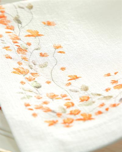 Belleza Салфетки За Гости 2 бр. Полиестер 40x40 Бял