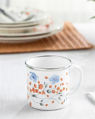 Belleza Чаша Емайлиран, Бяло, 350 Ml