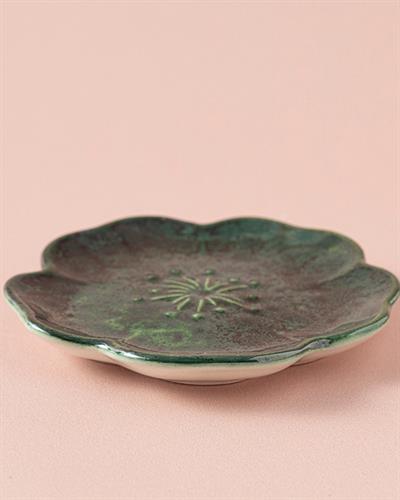Bellflower Ceramic Appetizers 9 cm Koyu Yeşil