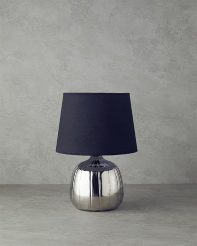 Belva Абажур Керамика 35 см Сребърен.