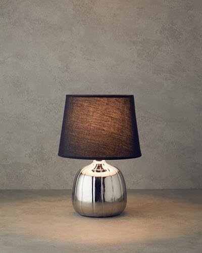 Belva Абажур Керамика 35 см Сребърен.