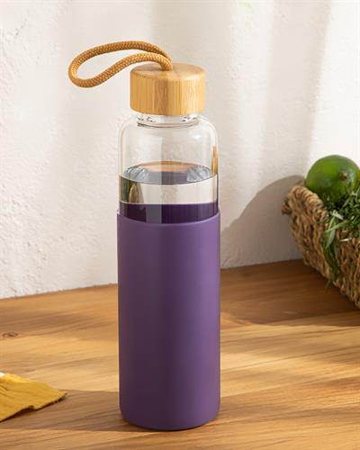 Benita Borosilicate Bottle 550 ml Purple