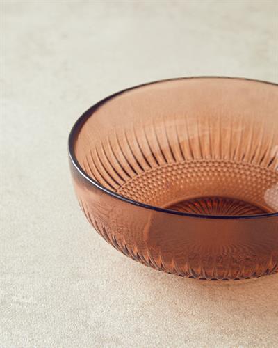 Glass Appetizers 13 cm Brown
