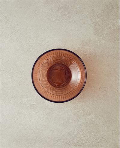 Glass Appetizers 13 cm Brown