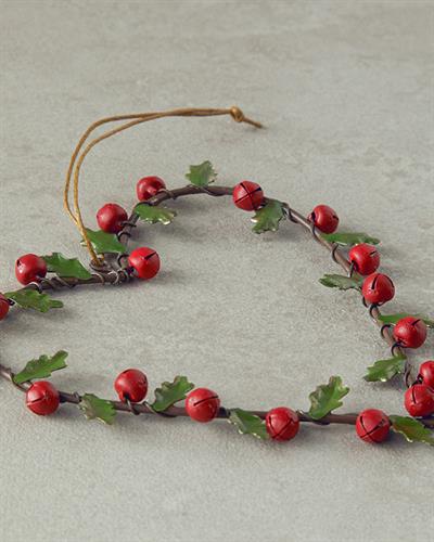 Berry Heart Висящ Аксесоар Метал 12x12 см Червен