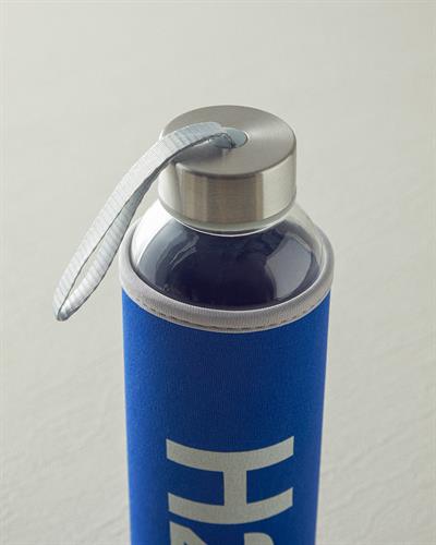 Best Bottle Шише С Калъфка, Стъкло, Синьо, 500 Ml