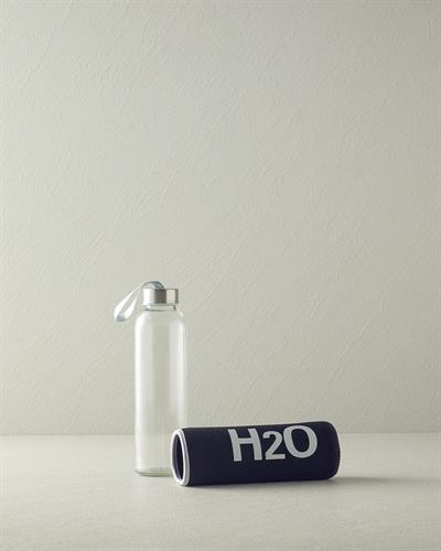 Best Bottle Glass With Cover Bottle 500 ml Black