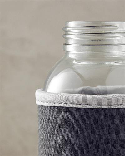 Best Bottle Шише С Калъфка, Стъкло, Сиво, 500 Ml