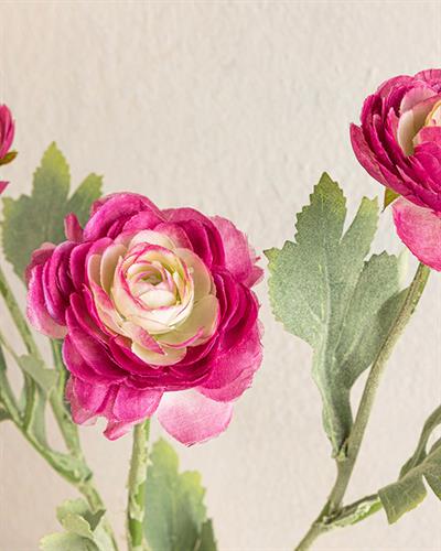 Bettercup Stem Една Клонка Изкуствено Цвете Пластмасов, Лилаво, 60 Cm