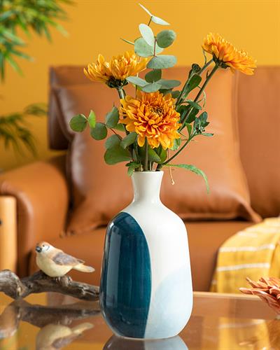 Bianca Ваза Синьо, 12 X 12 X 20 Cm