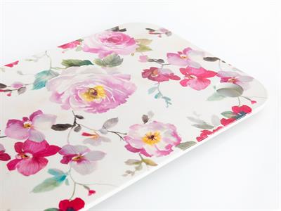 Bıg Rose ДЪСКА ЗА РЯЗАНЕ Малка Меламин 26x16 cm Blue-Pink