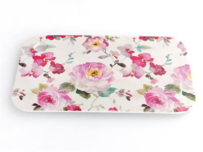 Bıg Rose ДЪСКА ЗА РЯЗАНЕ Малка Меламин 26x16 cm Blue-Pink