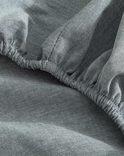 Billowy Спално Бельо Компле King Size, Gofre, Тъмно Синьо, 240 X 220 Cm