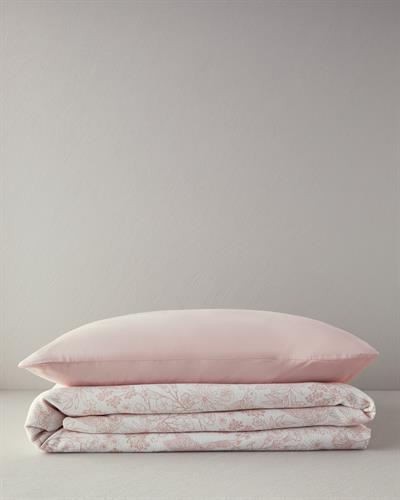 Bird Whisper Комплект Пике Единичен Размер, Отпечатан, Розово, 150 X 220 Cm