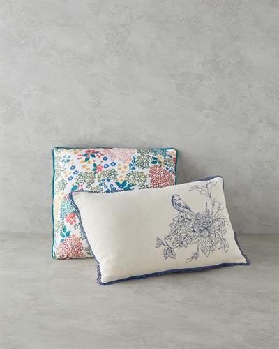 Birdy Декоративна Възглавница 33x50 см Натурален..