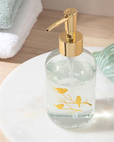 Birdy ДОЗАТОР ЗА ТЕЧЕН САП Cam 7x7x18 cm Златисто