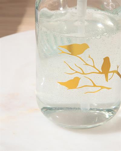 Birdy ДОЗАТОР ЗА ТЕЧЕН САП Cam 7x7x18 cm Златисто