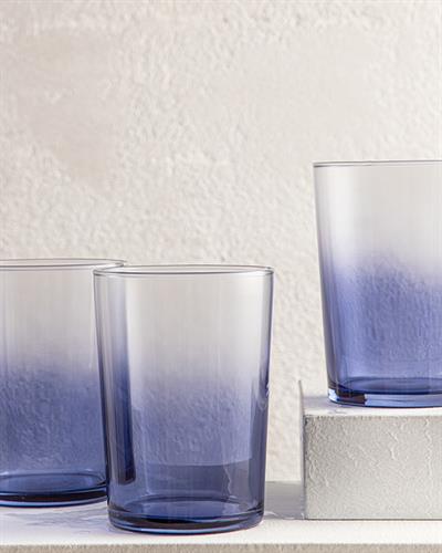 Blanca Чаша За Безалкохолно 3 Бр., Стъкло, Синьо, 0