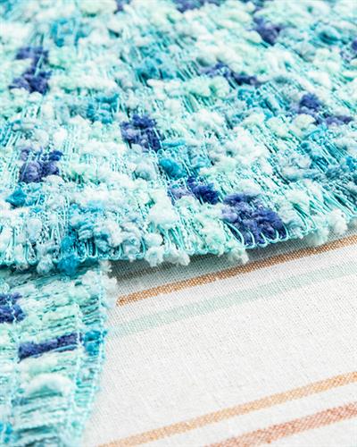 Blath Американзки Сервиз 2Бр., Домашни Боти, Синьо, 38 Cm