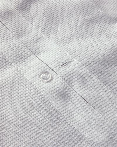 Blaze Спален Комплект Кралски размер С волан Вафлена структура 240x220 см Бял