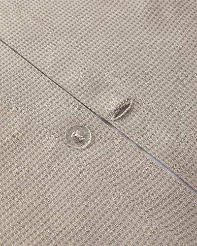 Blaze Спален Комплект Кралски размер С волан Вафлена структура 240x220 см Светлобежов