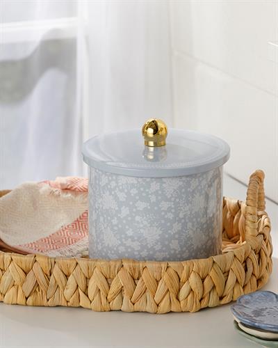 Bloom Кутия За Съхранение Метал 14x12,5 см Син