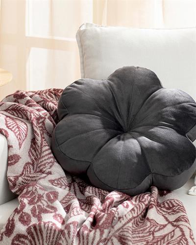 Bloom Dekoratıf Kırlent Кадифе, Антрацит, 40 Cm