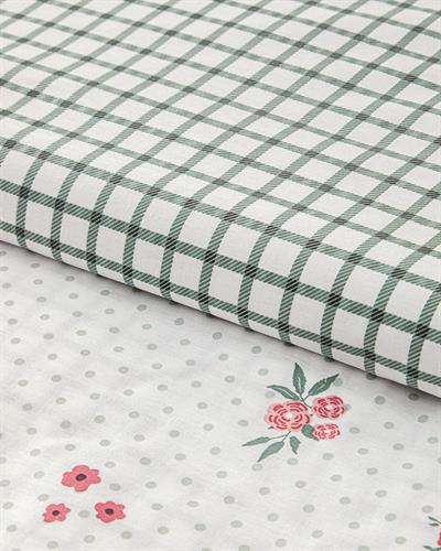 Bloomy Dots Спален Комплект Кралски размер Памучен 240x220 см Розов