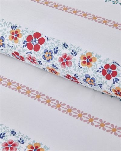 Спален Комплект Двоен Памучен 200x220 см Червен - Син