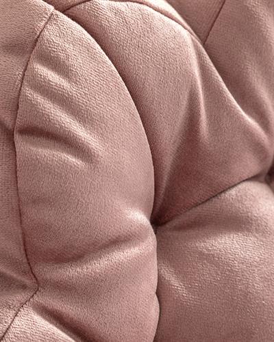 Blossom Velvet Decorative Cushion 40 cm Dark Rose Color