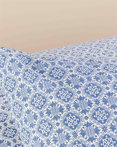 Blue Blanc Калъфка За Възглавница 2 бр. Памучен 50x70 см Морскосин
