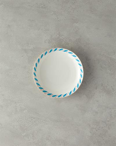 Blue Carny Дълбока Чиния Костен порцелан 20 см Син