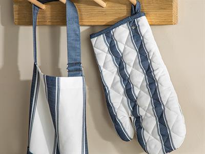 Blue Lines Готварска Ръкавичк Полиестер, Тъмно Синьо, 0